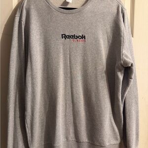Reebok Gray Crewneck Men's Sweater